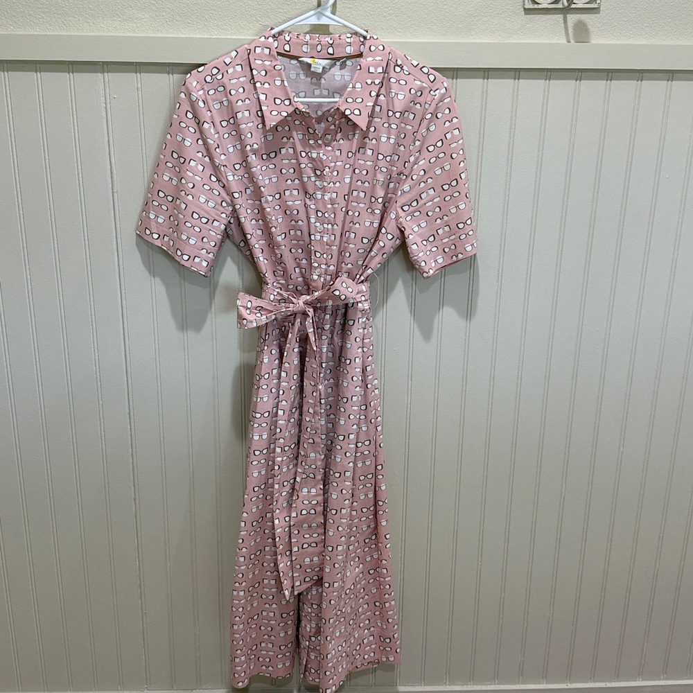 Boden glasses dress with Belt